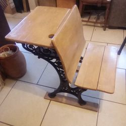 Antique School Desk