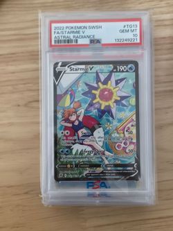 PSA 10 Starmie V Full Art TG13 Astral Radiance