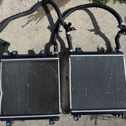 2022-2023 TOYOTA TUNDRA 3.4L FRONT SET RH and LF AUXILIARY RADIATOR COOLER