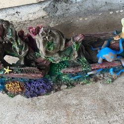 Aquarium Decor, 30 Gallon Fish Tank, And Filter