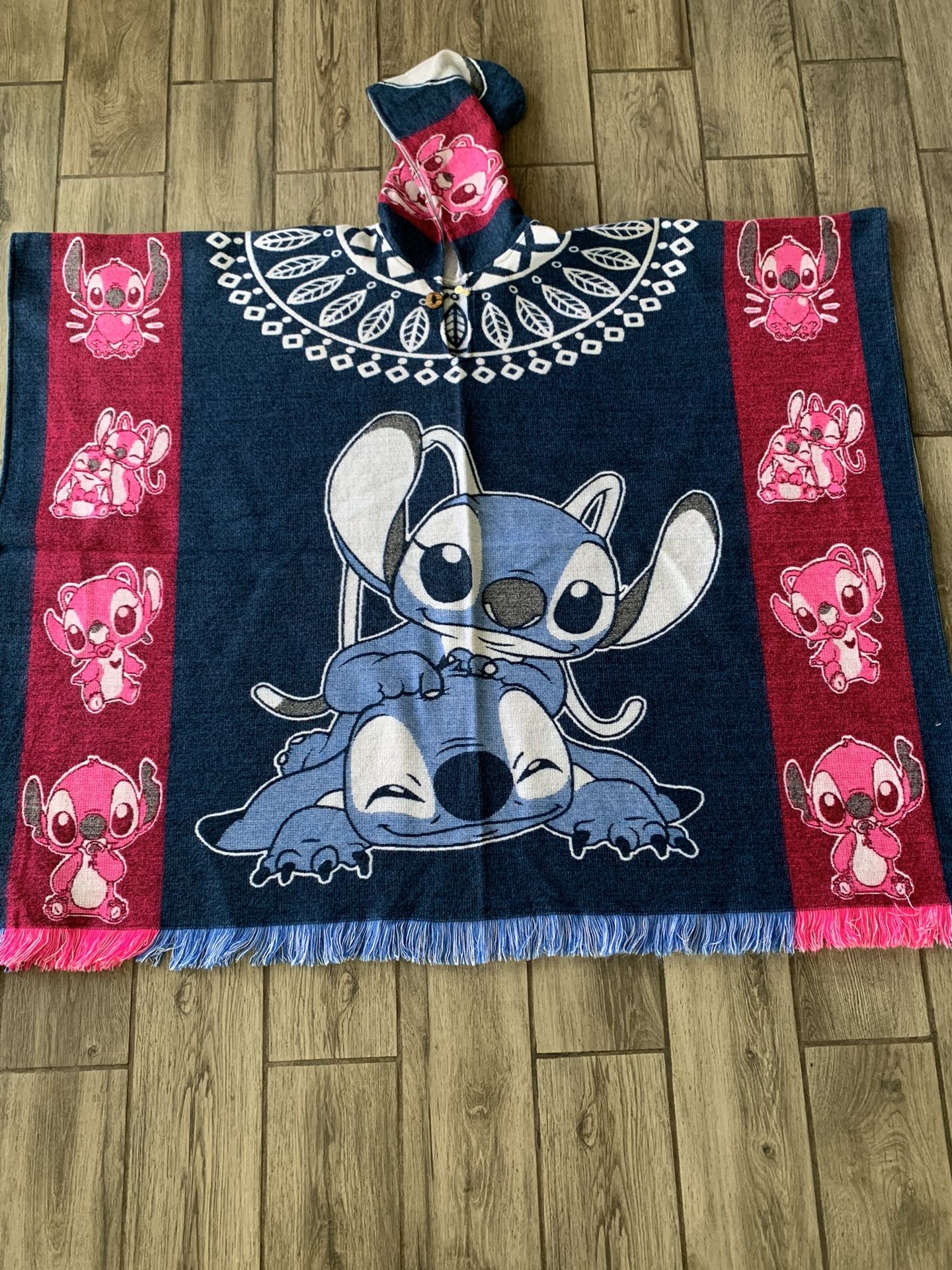 Stitch Poncho Adult Size