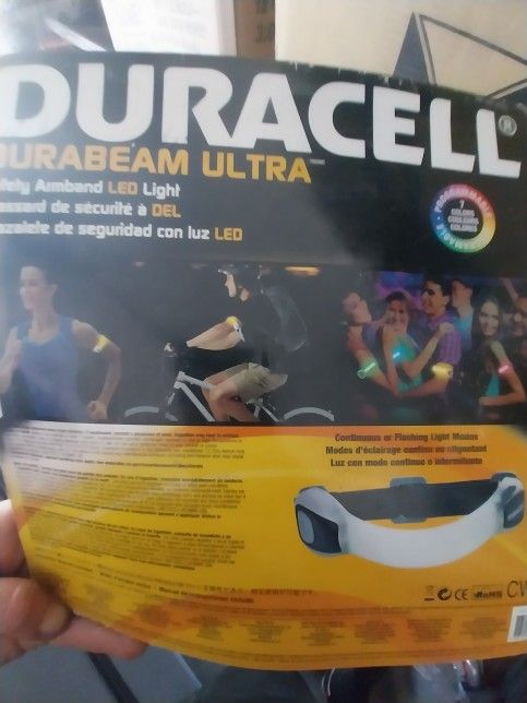 Duracell Safety Armband For Running,walking,and Haking