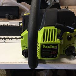 Poulan 16 inch chainsaw, working new carb