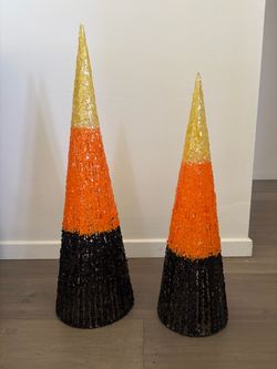 Decorative Candy Corn Cones