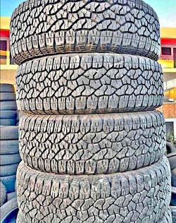 275 65 20 Goodyear tires Con 80% de Vida Las 4
