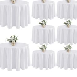 8- White Heavy Weight Table Cloth