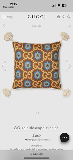 Brand new Gucci kaleidoscope cushion
