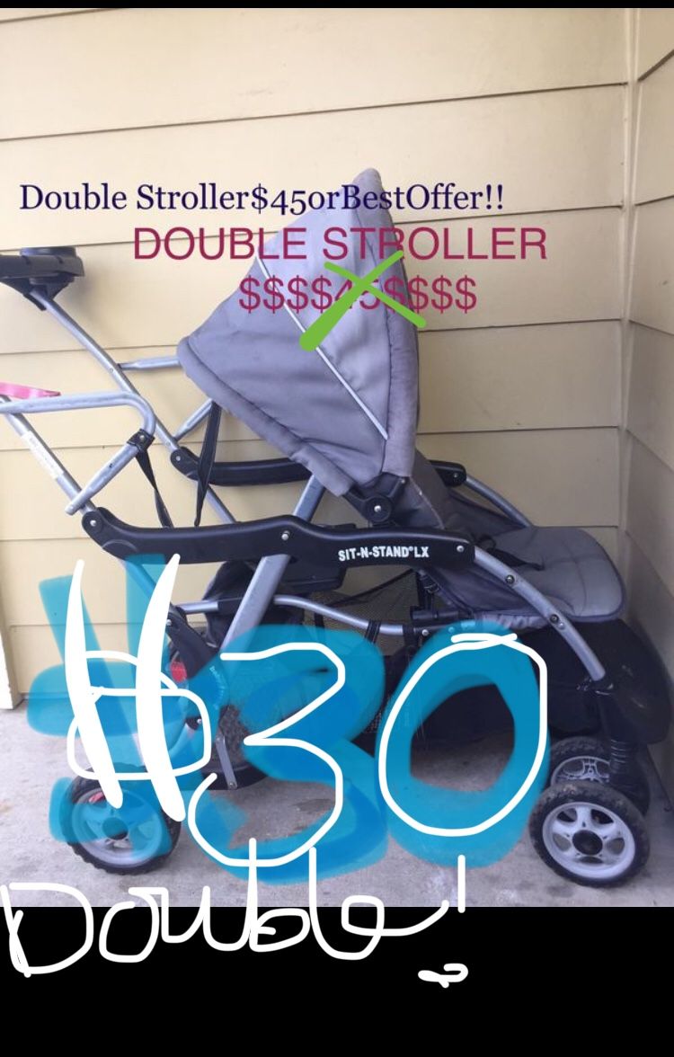 Baby stroller double stroller kids