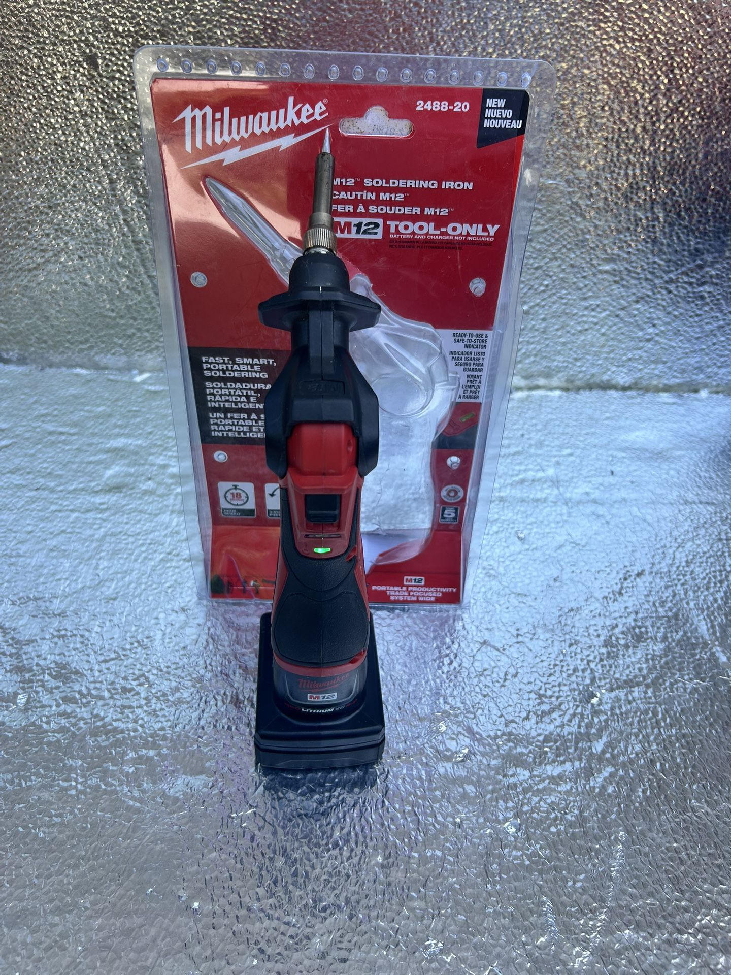 Milwaukee Soldering Iron With Battery