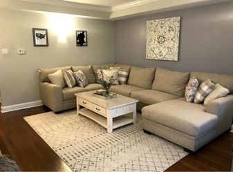 Beige sectional couches sofa