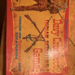 Davy Crockett Indian Scouting Board Game. Disneyland’s Official Copyright 1955