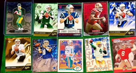 Sweet 🏈!! 10-CARD NFL QUARTERBACK LOT – STARS, LEGENDS & ROOKIE CARD 🏈