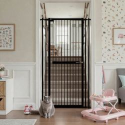 72" Extra Tall Cat Gate with Narrow Bar Spacing