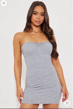 Mini grey dress