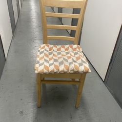 2 Wooden Chairs.