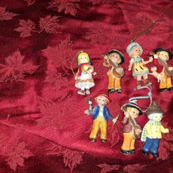 7 Vintage Christmas Ornaments 