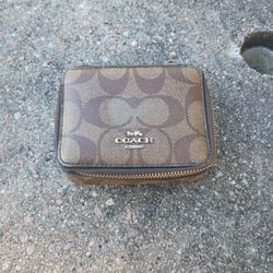 Coach Pill Box Jewelry Box 