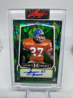 2025 Steve Atwater Autograph 7/9 Crystal Green