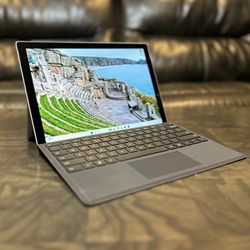 Touchscreen Microsoft Surface Pro 6 Core i5 8GB RAM 256GB SSD 12.3” 2K display Windows 11 tablet laptop computer