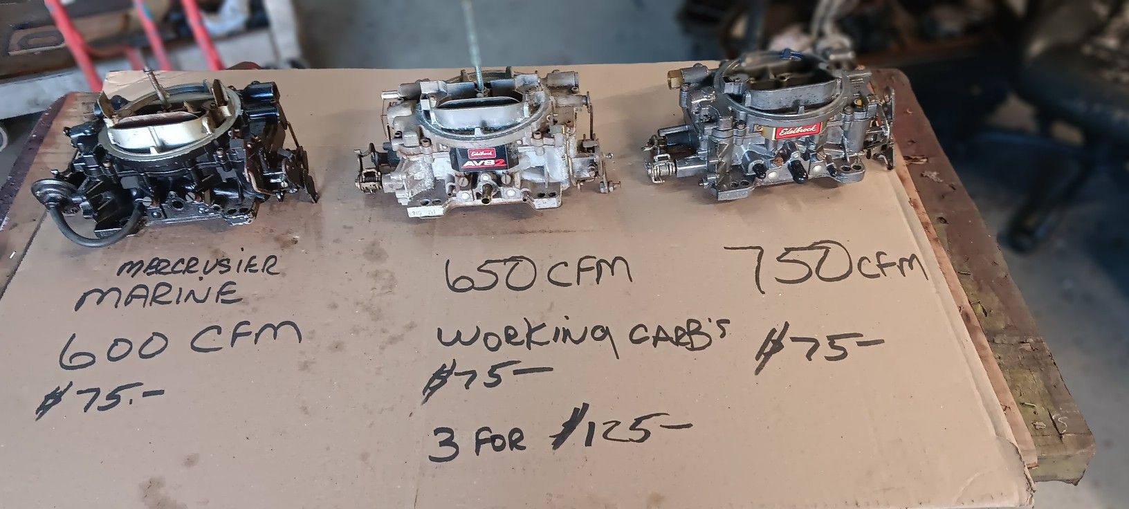 Edelbrock, Carb