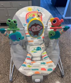 BrightStars Vibrating Baby Bouncer
