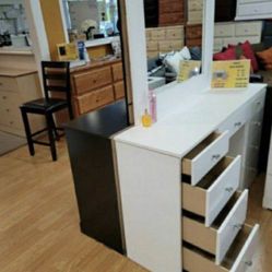 Vanity New Dresser White Premium $450