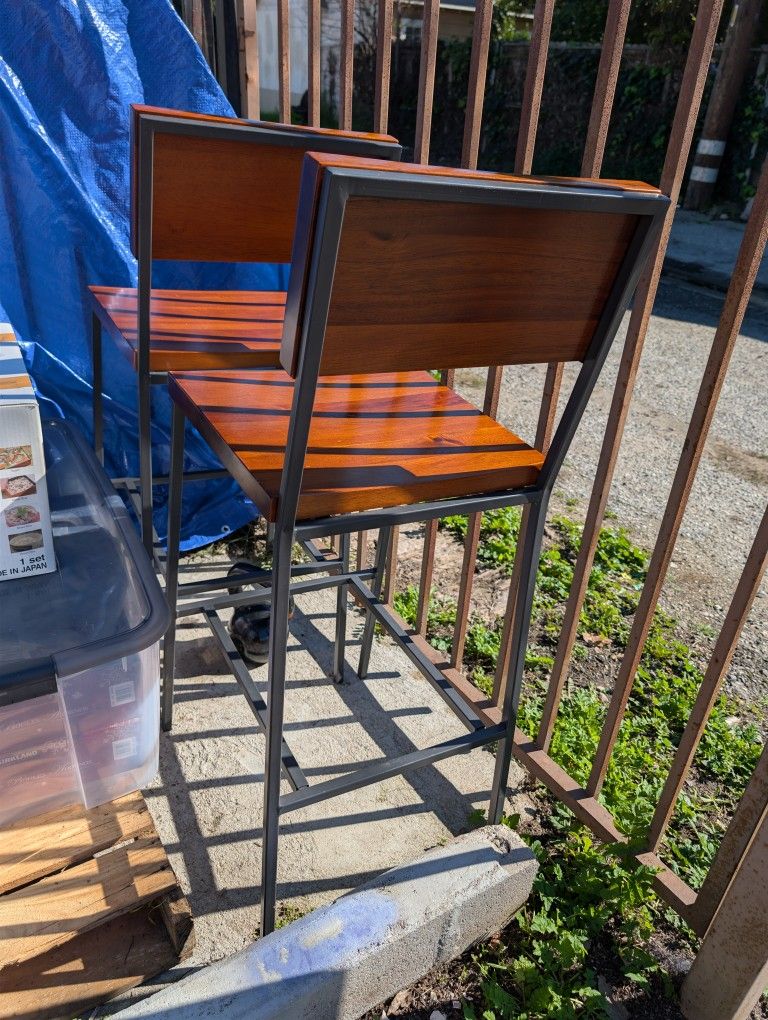 Side table Bar Stools Storage Cabinet.