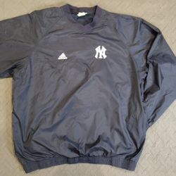 💯Vintage Adidas New York Windbreaker Sweater Sz XL 