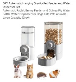 Feeder water dispenser set