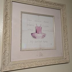 Girl Framed Print $10  1ft 21inch  Both Sides