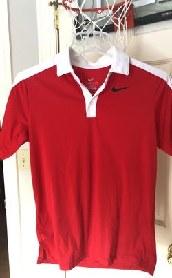 Nike boys Sz M Dri-fit polo