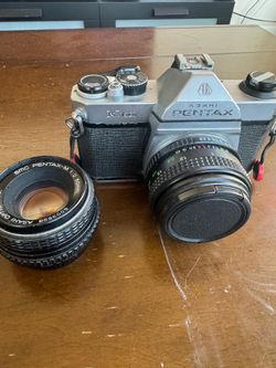 Pentax k1000 with m42 50mm and 28mm