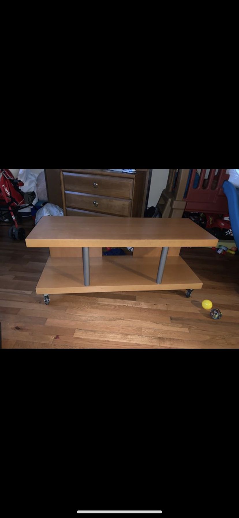 Tv stand with wheels