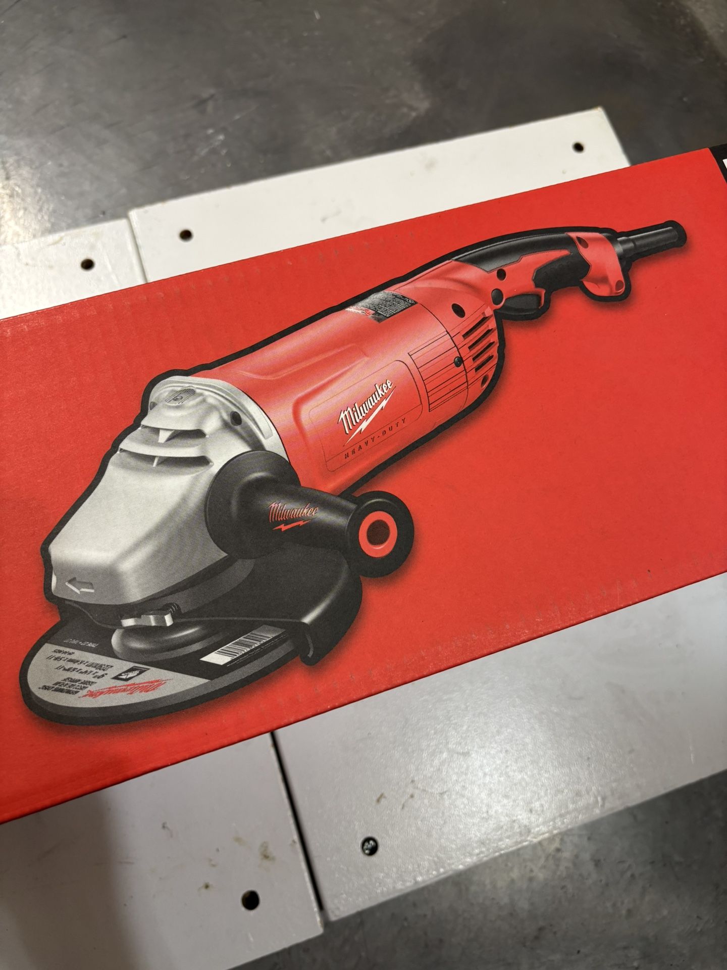 Milwaukee 15 Amp 7/9 in. Large Angle Grinder with Trigger Lock-On Switch