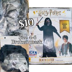Death eater boys costume