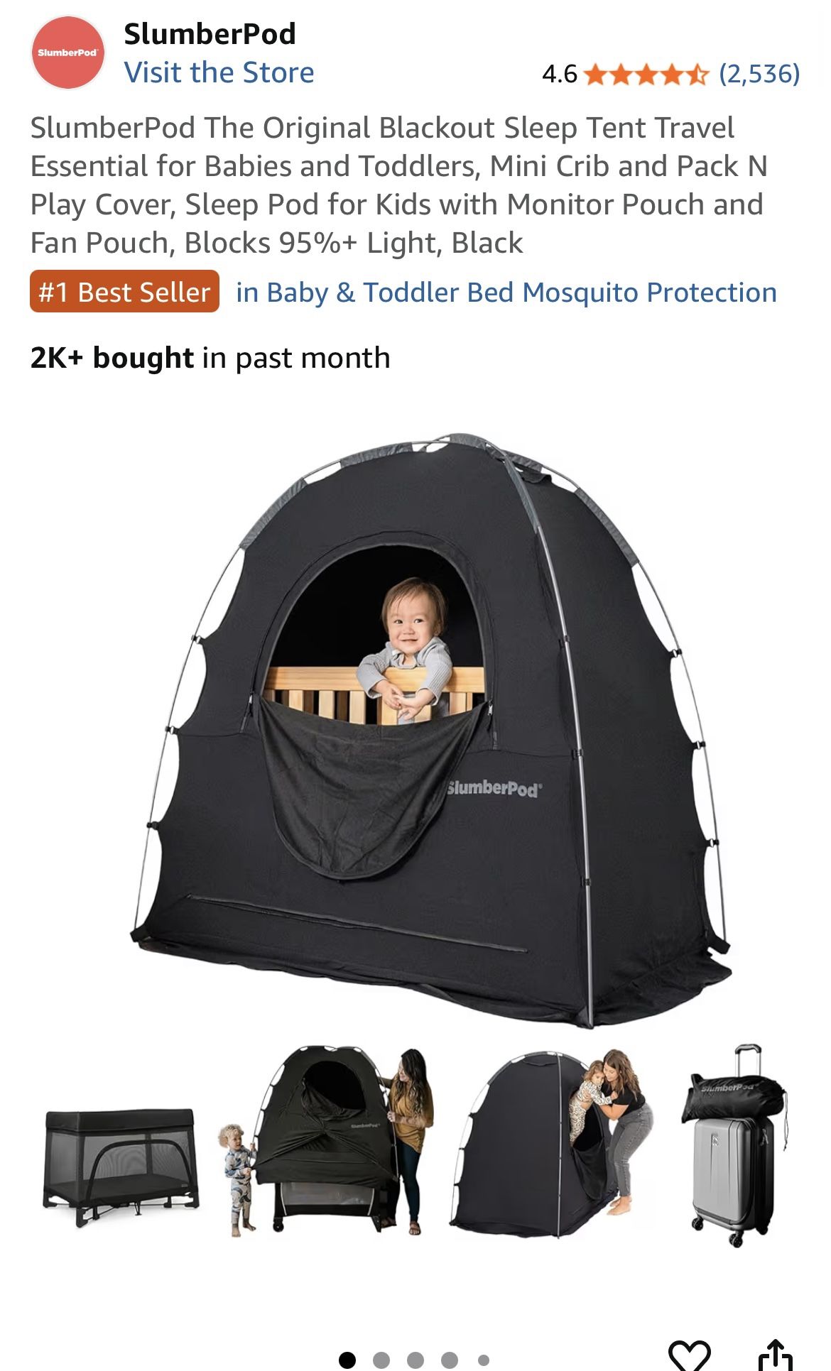 Slumberpod - Includes Free Travel Crib
