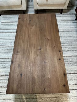 Pascal Acacia Wood Coffee Table – Like New