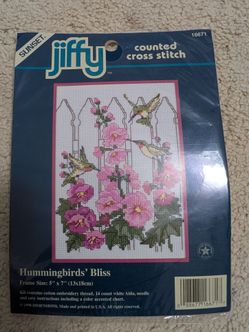 Vintage Jiffy Sunset Cross Stitch Kit - Hummingbird Bliss 16671