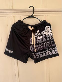 Civil Regime Black Mesh Shorts