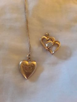 Heart locket and pendant