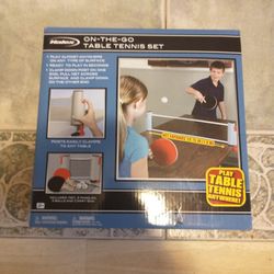 On The Go Table Tennis Set