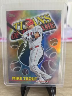 Angels  Mike  Trout  Insert  Card