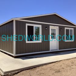 16x24 Tall Peak 8, Stock# 11592 -$14,690 / Plus Build On Site Charges