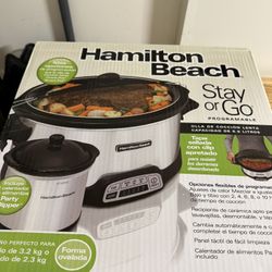 $40 - New Hamilton Beach Programmable Slow Cooker Set