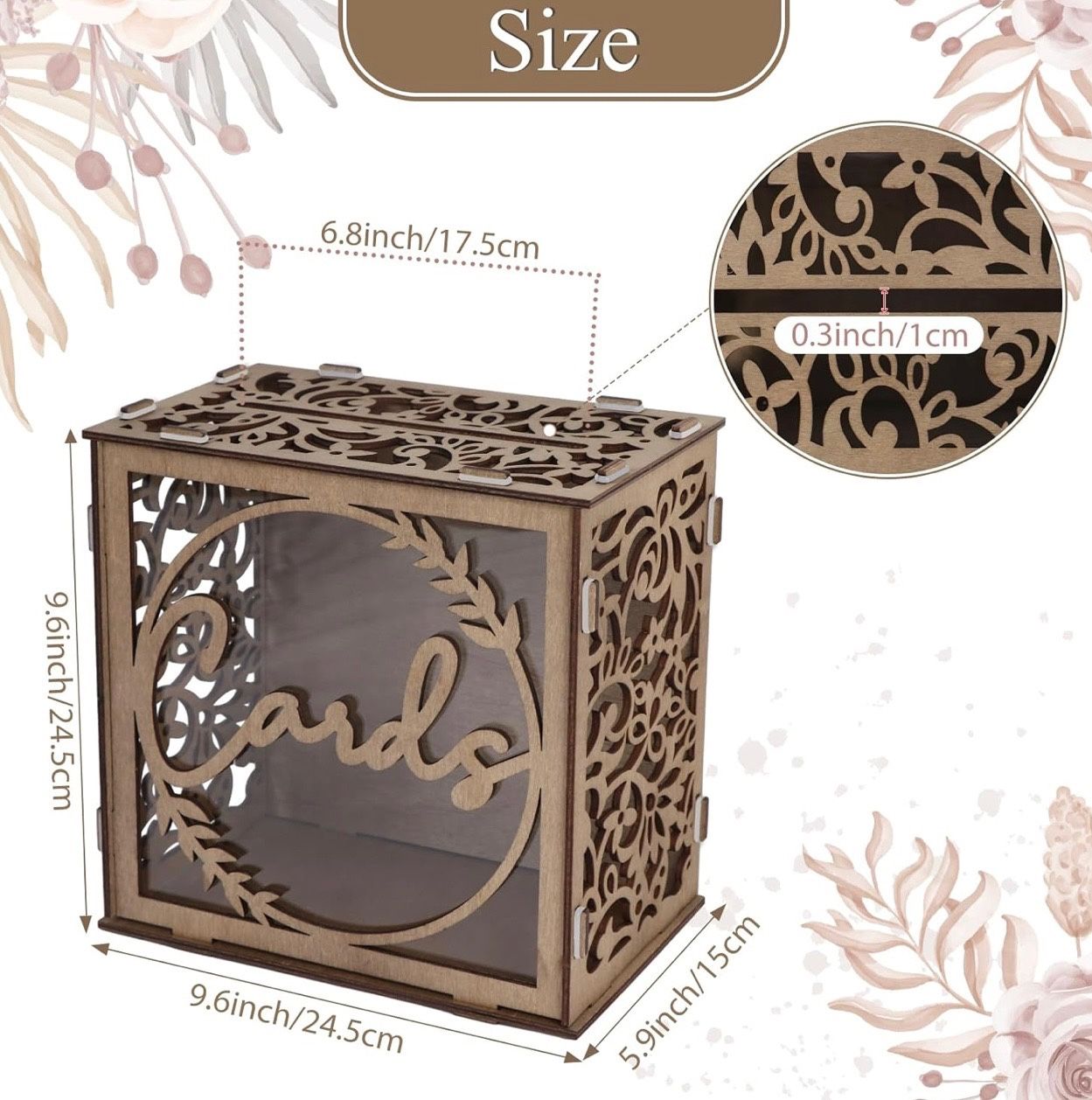 Wedding Or Birthday Cards Box