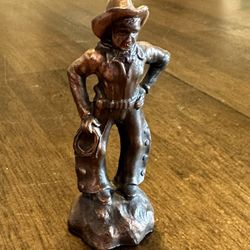 Vintage Pot Metal Will Rodgers Figure 