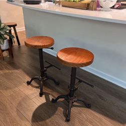 Industrial bar stools