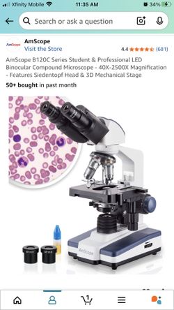 Amscope Microscope Brand New!