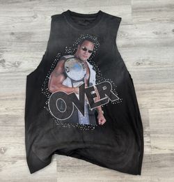 The Rock Rhinestone Sleeveless Tee