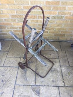 Antique Hose Reel / Garden Planter